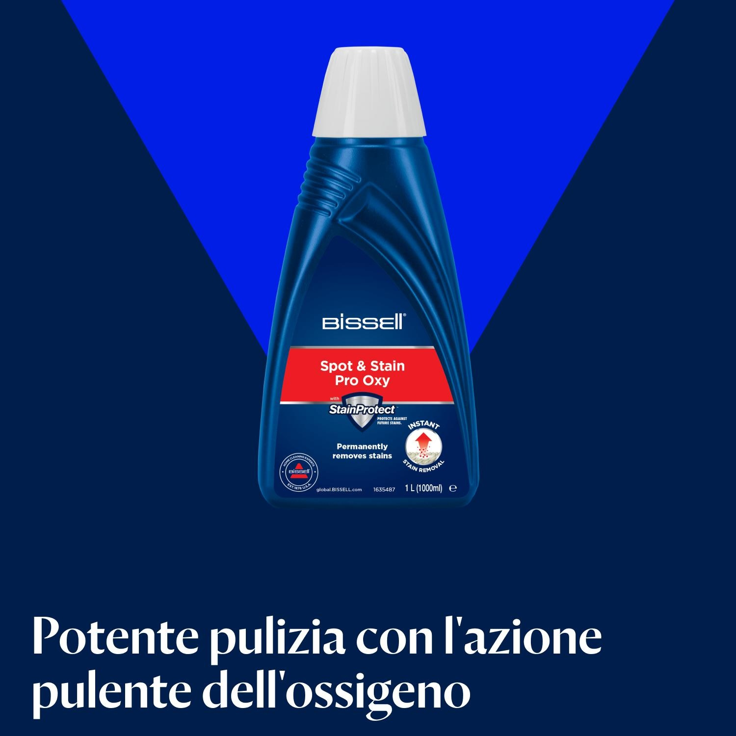 Flacone di prodotto per la pulizia Bissell Spot & Stain Pro Oxy.