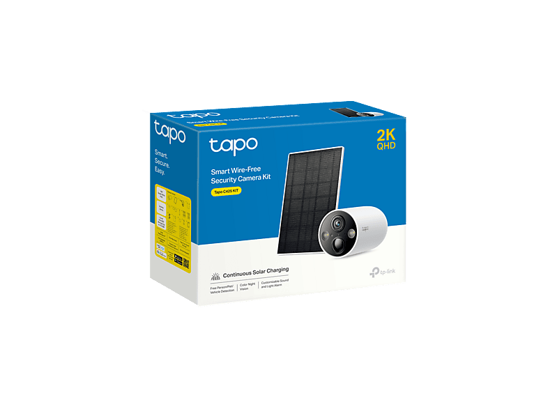 TP-LINK Tapo C425 KIT | Kablosuz Bataryalı Kamera | 2K 4MP | AI