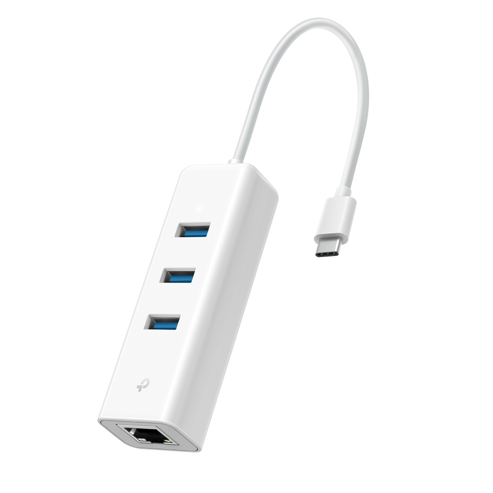 TP-LINK UE330C | USB-C Hub & Gigabit | 3x USB 3.0 | 1000 Mbps | Tak ...