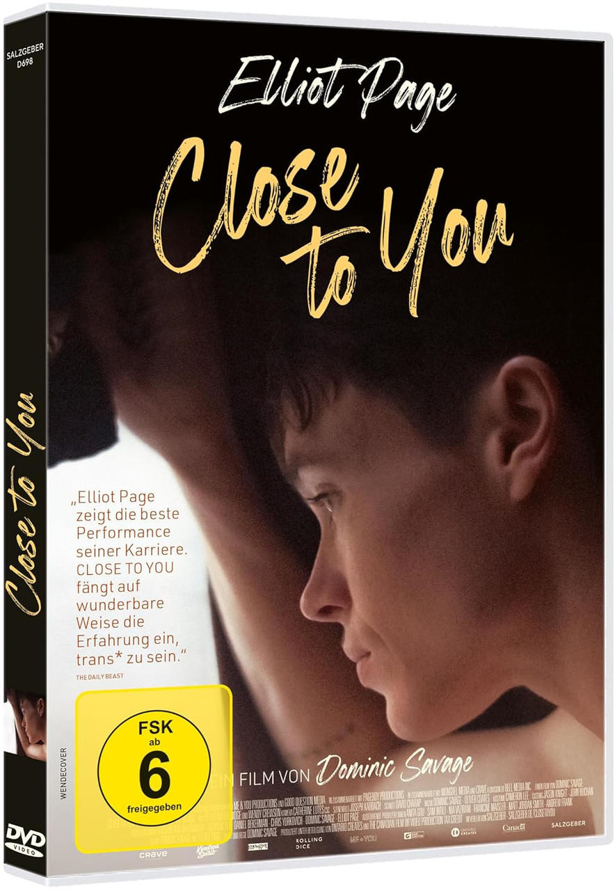DVD-Hülle mit Elliot Page, Titel 'Close to You'.