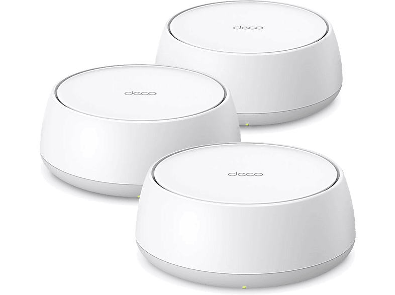 TP-LINK Deco BE25(3-pack), BE3600 Mbps, 2×2.5Gbps Portlar, 150 Cihaz, Dual-Band Wi-Fi 7 Mesh Sistemi