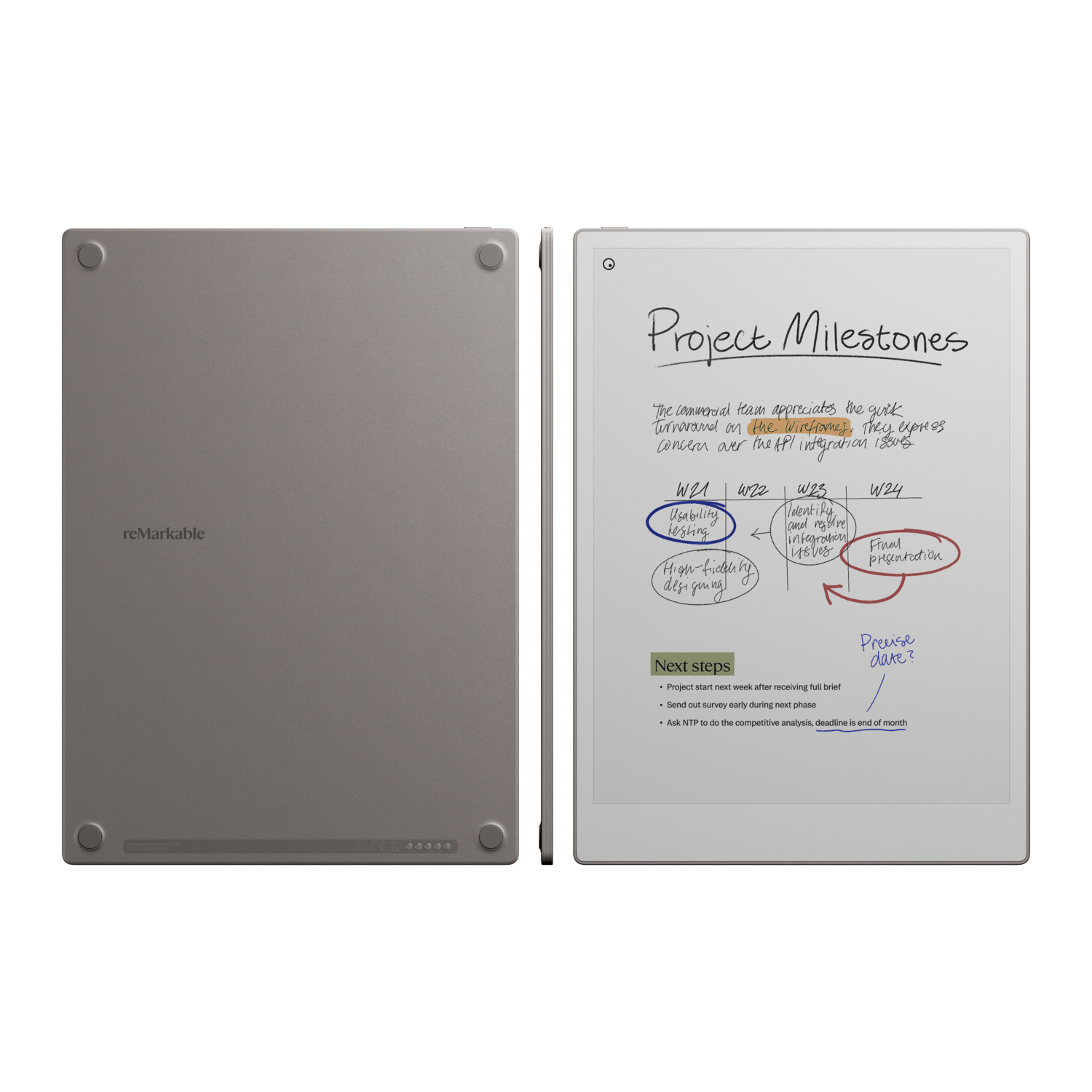 REMARKABLE Paper Pro + Marker Plus E-ink-tablet Zwart | MediaMarkt