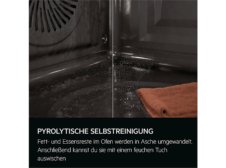 AEG OU5PB40ZSM OU5PB40ZSM Einbaubackofen (72 l, Edelstahl mit Antifingerprint, 596 mm breit, A++) — Foto 4 von 5