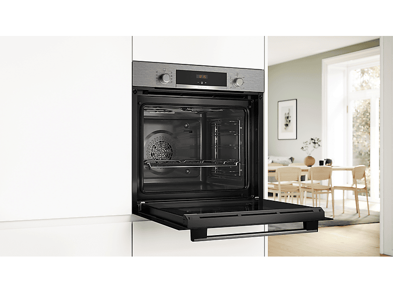 Bosch HBA514BS3 Backofen (71 l, Edelstahl, 594 mm breit, A+) — Foto 4 von 5