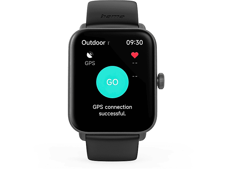 Smartwatch HAMA 6010 GPS Czarny – zdjęcie 2