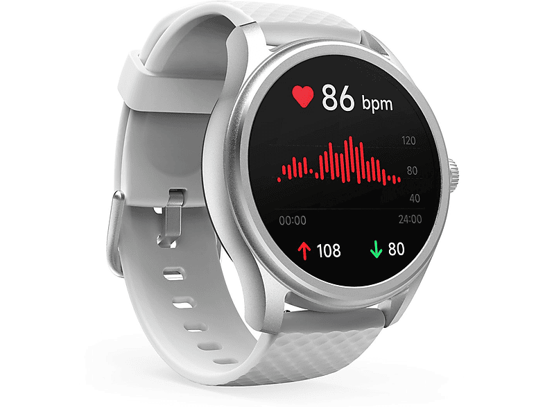 Smartwatch HAMA Fit Watch 5010 Srebrny – zdjęcie 2