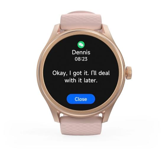 Smartwatch HAMA Fit Watch 5010 Różowe złoto MediaMarkt