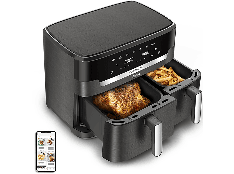 Tefal Dual Easy Fry EY942HE0 2700W 11l Aplikacja mobilna – zdjęcie 2