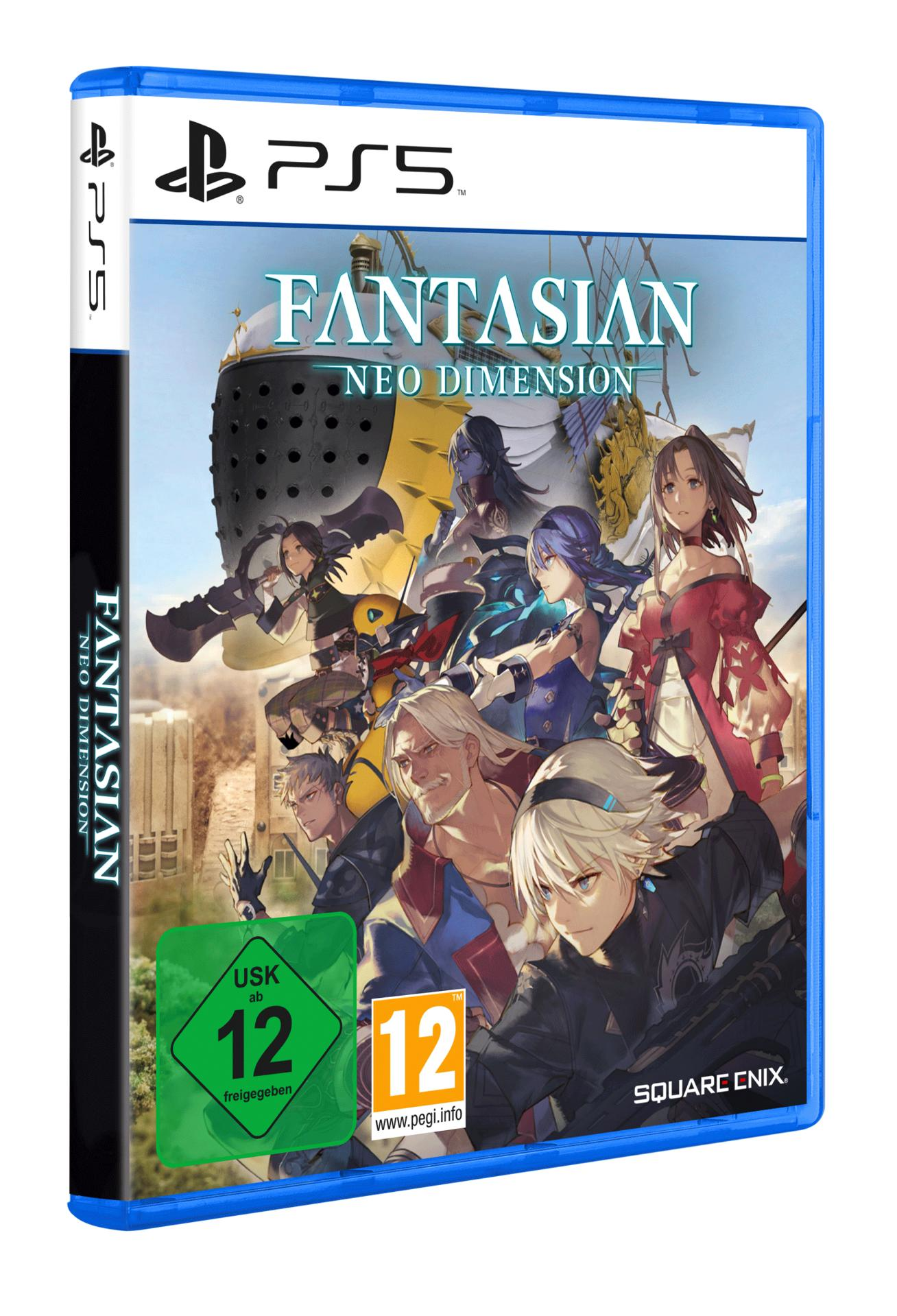 Ein blaues PS5-Spielcase mit Kunstwerk, das mehrere Charaktere und einen Hintergrund zeigt.
