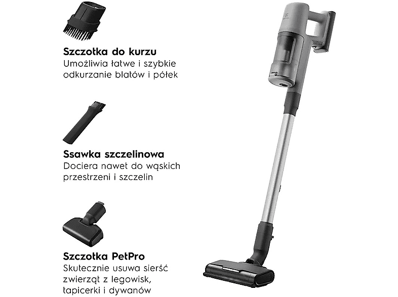 Electrolux Animal 600 Pet EP61AB21UG 50min Wymienny akumulator Mini elektroszczotka – zdjęcie 2