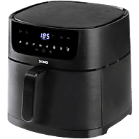 MediaMarkt DOMO Airfryer - 8 L - 1800 W Heteluchtfriteuse Zwart aanbieding