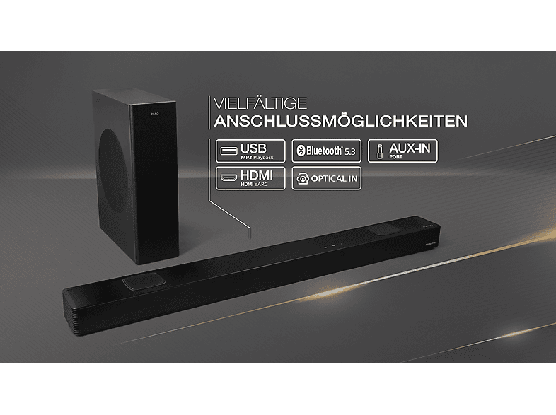Peaq 512 Dolby Atmos Soundbar — Foto 2 von 5