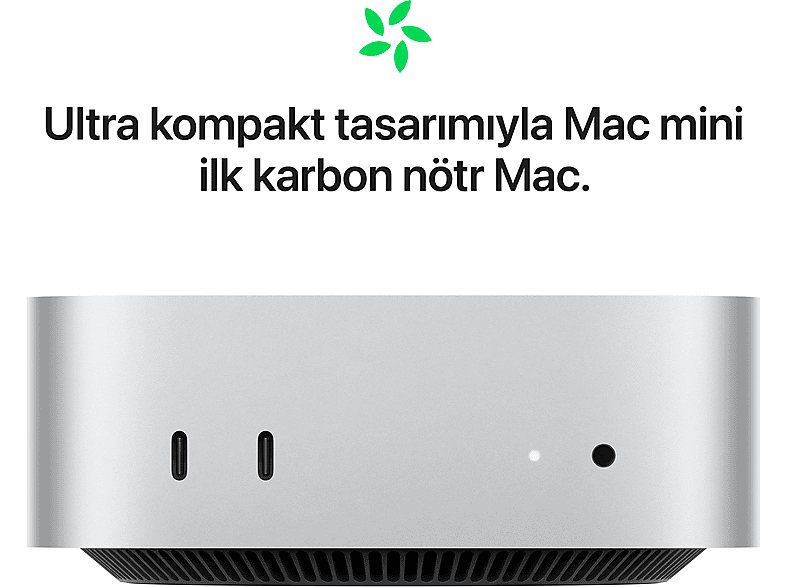 APPLE Mac mini: Apple M4 Pro Çip (12 Çekirdekli CPU, 16 Çekirdekli