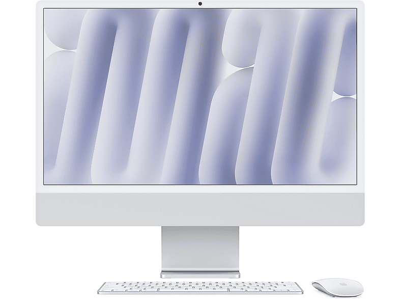 APPLE 24-inch iMac with Retina 4.5K display: Apple M4 chip with 10‑core CPU and 10‑core GPU, 24GB, 512GB SSD - Gümüş