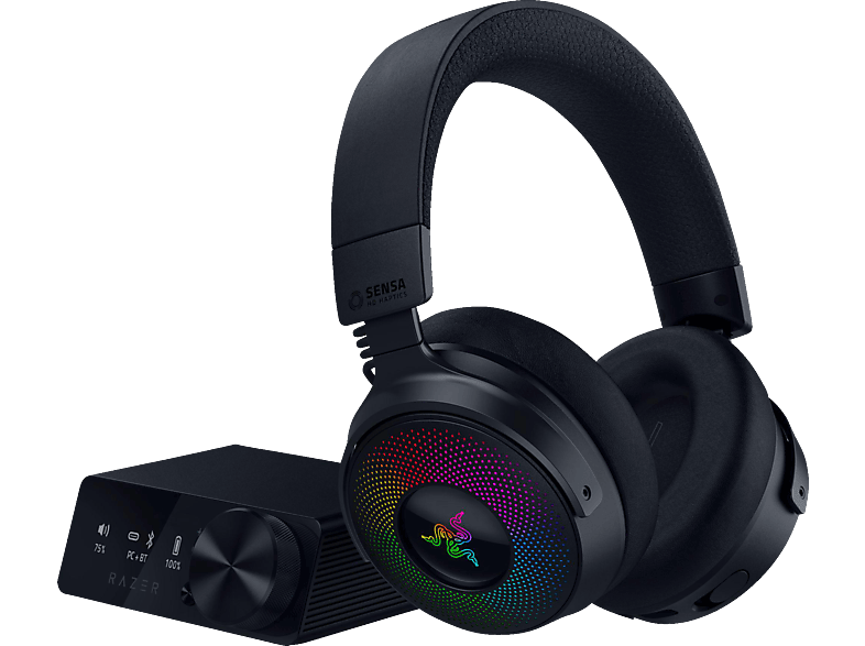 RAZER Kraken V4, Over-ear Gaming Headset Bluetooth Schwarz