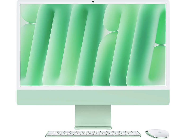 APPLE 24-inch iMac with Retina 4.5K display: Apple M4 chip with 10‑core CPU and 10‑core GPU, 24GB, 512GB SSD - Yeşil