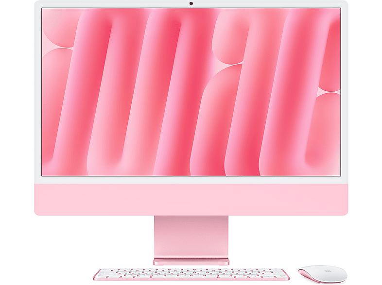 APPLE 24-inch iMac with Retina 4.5K display: Apple M4 chip with 10‑core CPU and 10‑core GPU, 24GB, 512GB SSD - Pembe