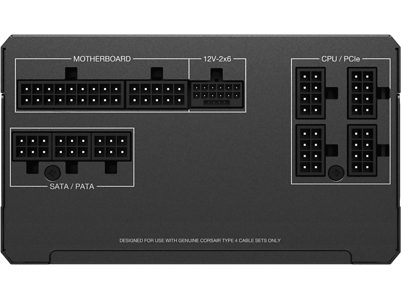 CORSAIR PC Netzteil RMx Series 2024 RM850x 850W ATX 3.1, Modular, 150mm Lüfter, Schwarz — Foto 3 von 4
