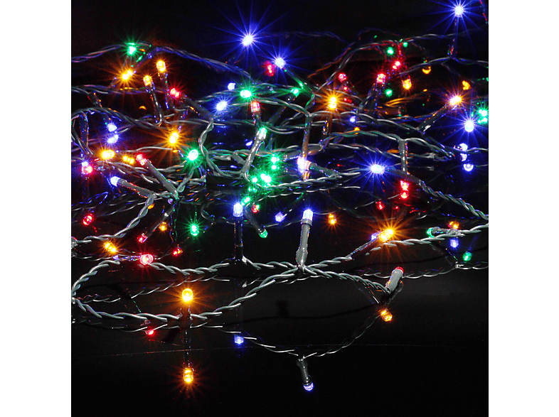 Luci di Natale LYVIA Mega Pazze 24m, Multicolor