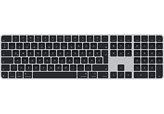 APPLE Magic Keyboard Touch ID (2024) vezeték nélküli billentyűzet, Magyar kiosztás, fekete (MXK83MG/A)