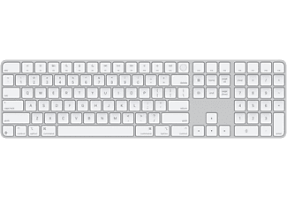 APPLE Magic Keyboard Touch ID (2024) vezeték nélküli billentyűzet, US Angol kiosztás, fehér (MXK73LB/A)