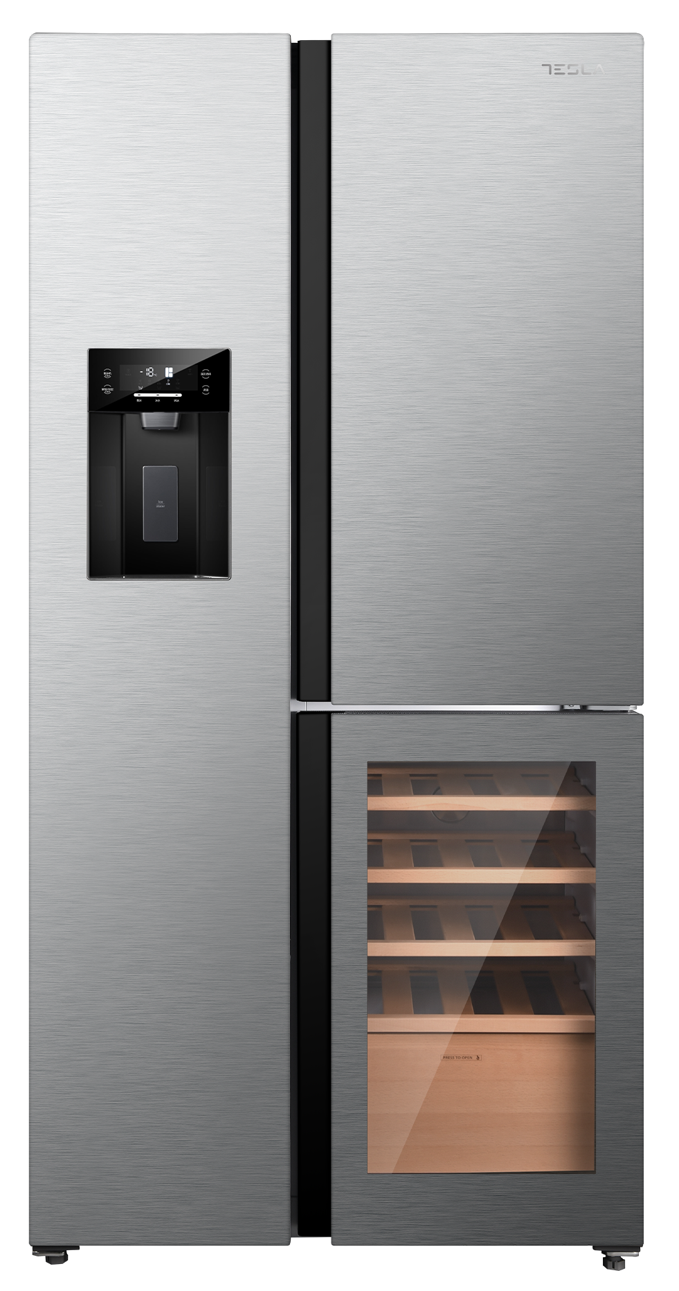 TESLA RBW5400FSNXE Side by side hűtőszekrény