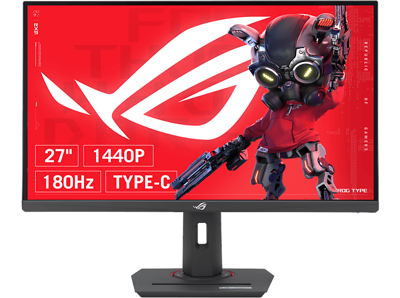 Monitor gaming- ASUS ROG Strix XG27ACS, 27", QHD, 1 ms GtG, Fast IPS, 180 Hz, HDR10, Negro
