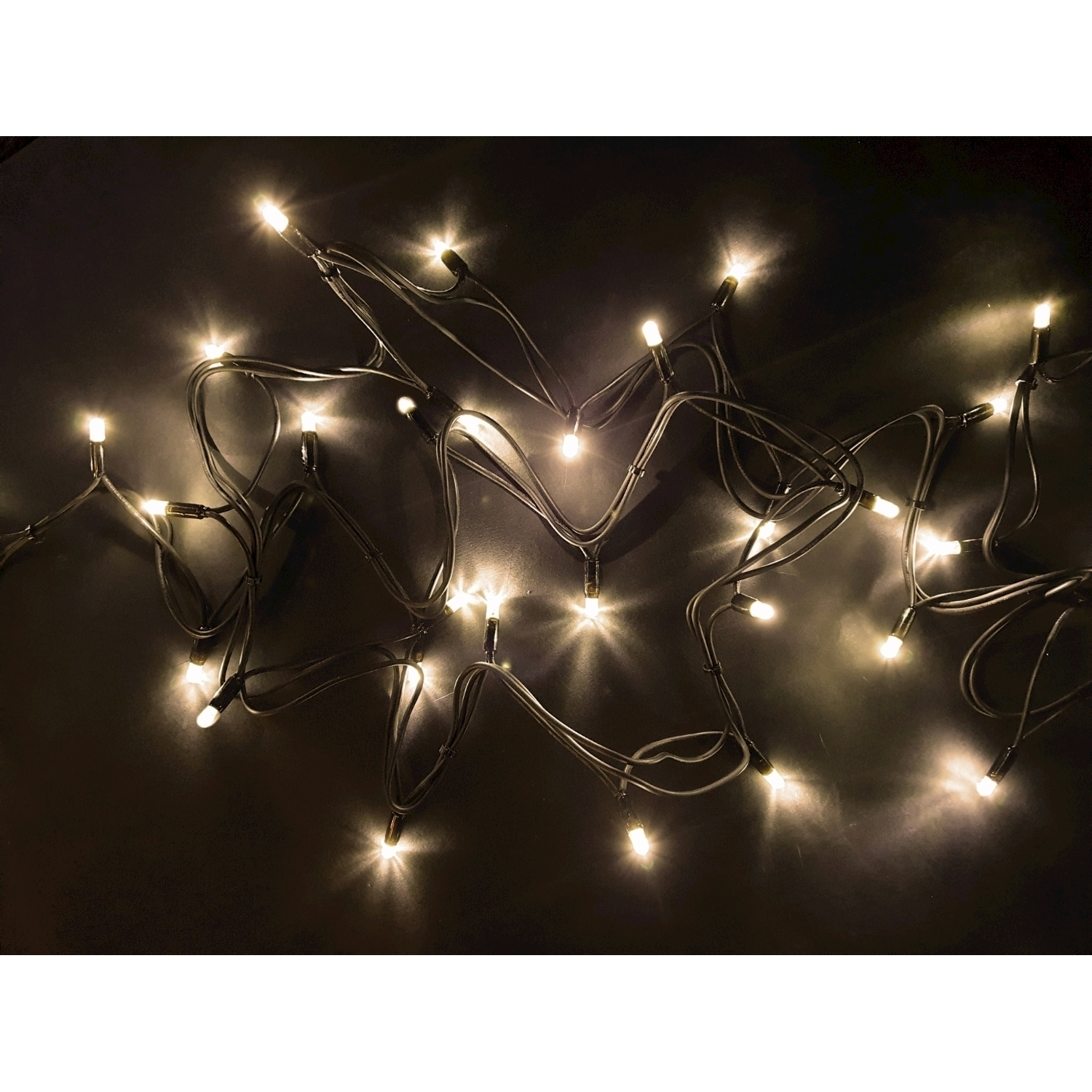 Stringa Luminosa outdoot Lyvia Stringlite led 12m, Bianco Caldo
