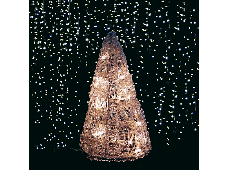 Figura luminosa Lyvia Albero a filamento, Bianco Caldo