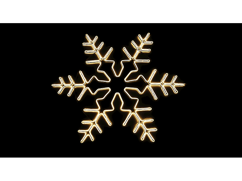 Addobbo luminoso LYVIA Fiocco Di Neve Large, Bianco Caldo