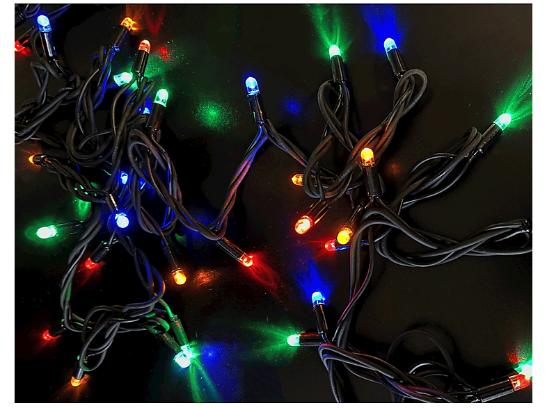 Stringa Luminosa LYVIA Stringlite LED 4m luci decorative multicolor, catena luminosa per camera, feste e ambienti interni, Multicolor