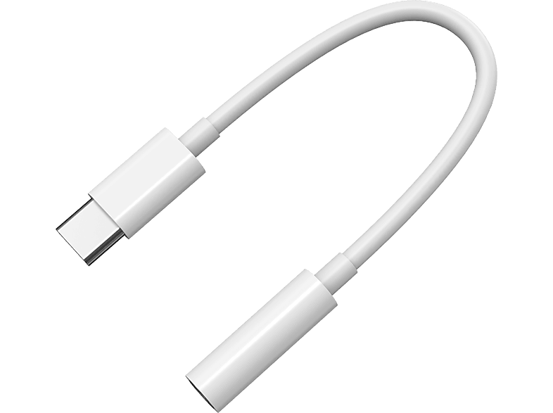 ISY IKA-1000 USB-C Adapter auf 3.5 mm Audiobuchse Weiss