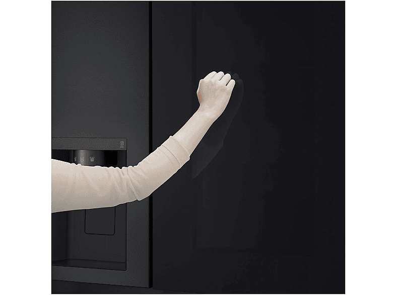 LG GSGV81EPLL InstaView®, Side-by-Side (635 l, E, 1790 mm hoch, Essence Matte Black)