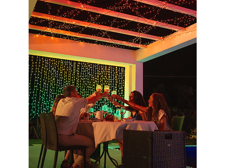 TWINKLY 250LED 20 m für Innen und Außen Lichterkette RGB