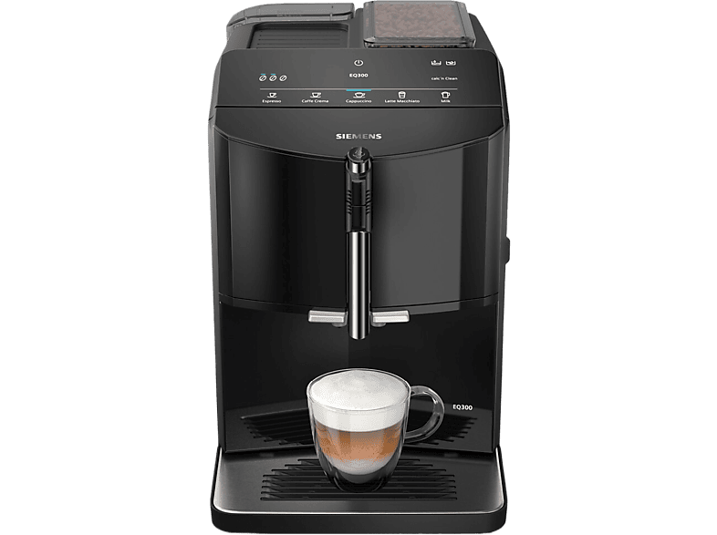 Siemens Eq300 Piano Black - Volautomatische Espressomachine