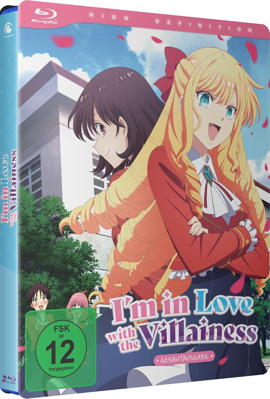 Blu-ray-Box-Art eines Animes. Zwei Mädchen in roten Mänteln sind auf dem Cover.
