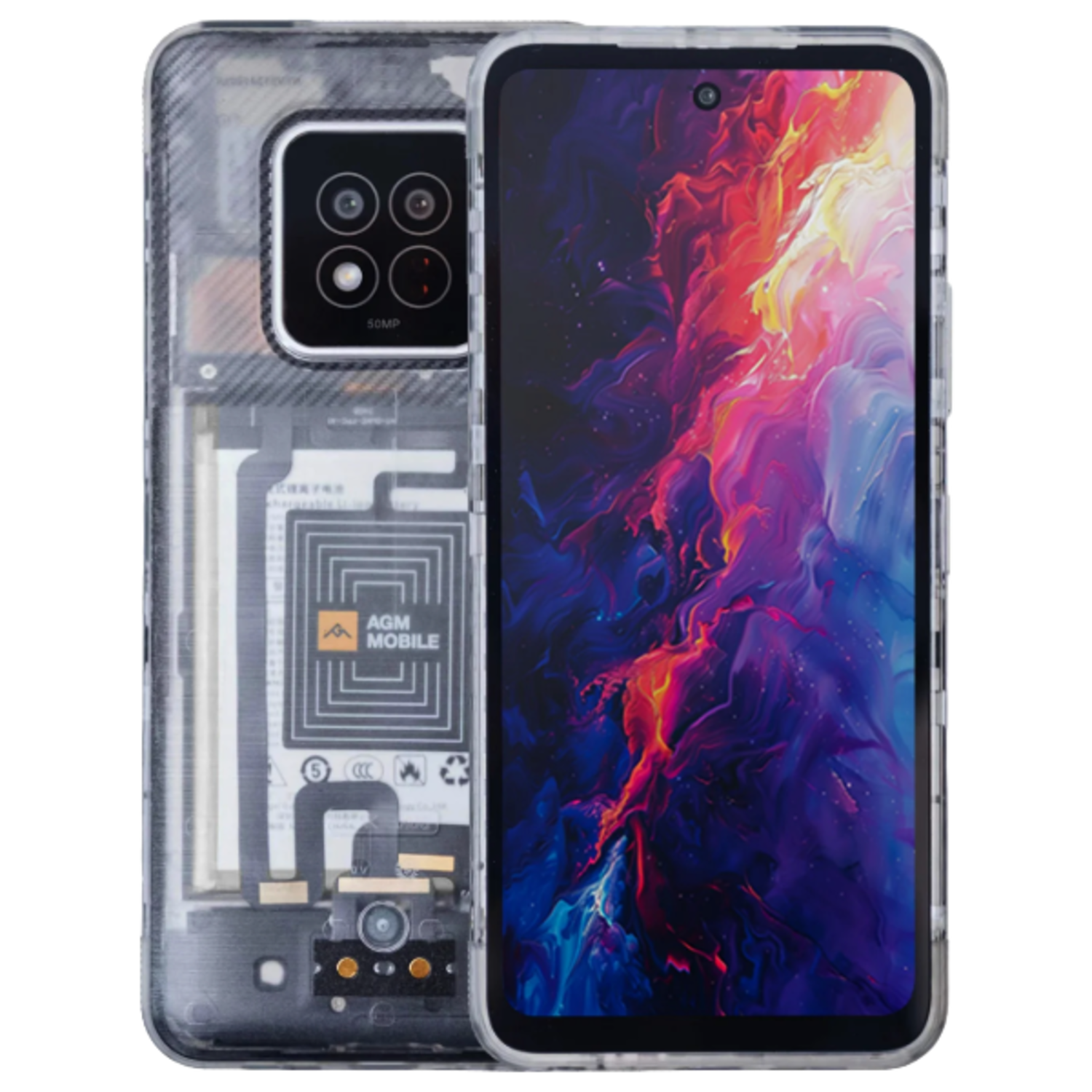 AGM Smartphone robuste X6 Phantom - 128GB