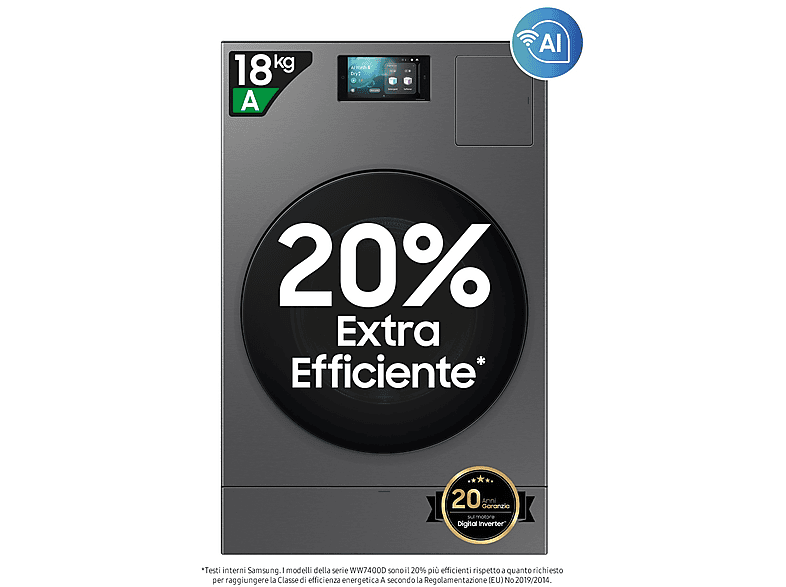 Lavasciuga Samsung Wd18Db8995Bzt2