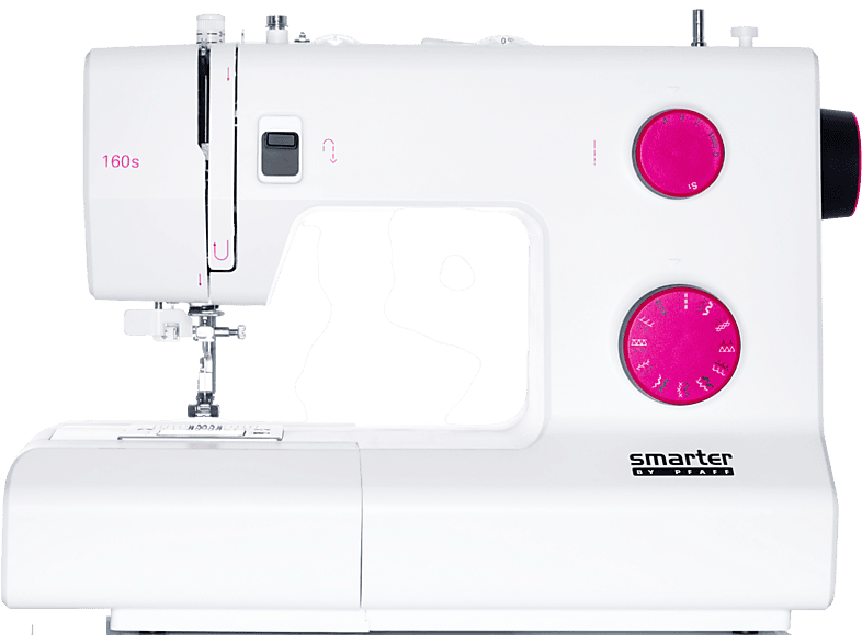 Pfaff Smarter by Pfaff, 160S, 27-Stiche Nähmaschine (70 Watt, Freiarmnähen, Rosa)