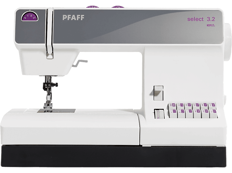 Pfaff select 3.2, Nähmaschine (55 Watt, 27-Stiche, Freiarmnähen, Weiß)
