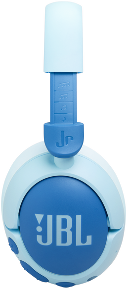 Kék és világoskék JBL JR310BT fejhallgató. A fülkagylók és a fejpánt kék.