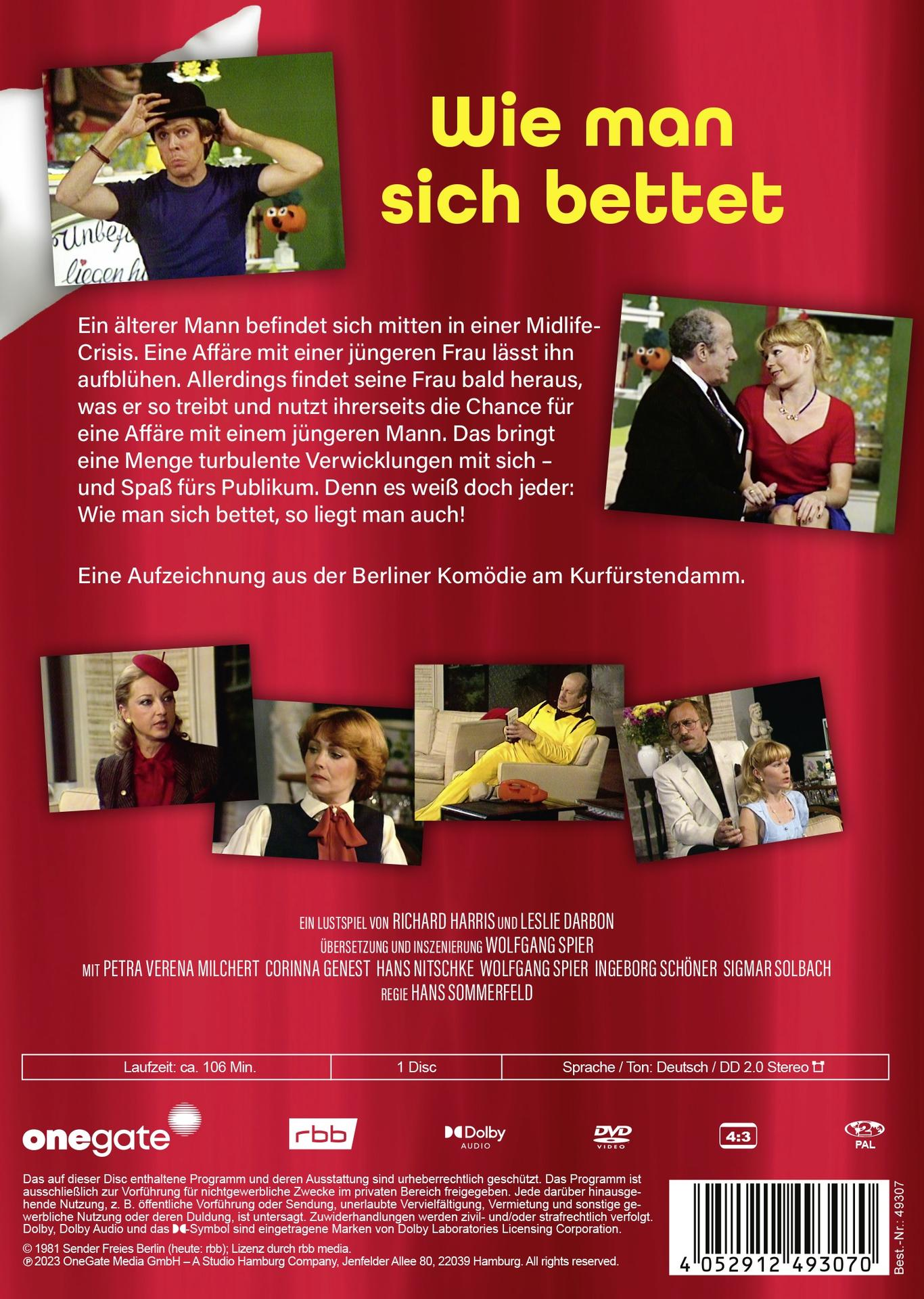 DVD-Hülle mit Filmplakat, zeigt die Rückseite der Hülle.
