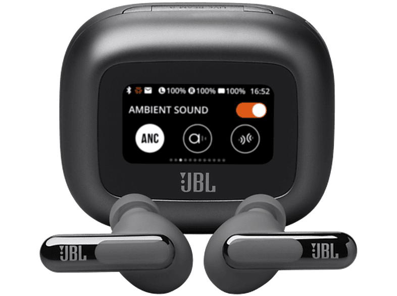 JBL Live Beam 3 TWS Bluetooth fülhallgató mikrofonnal, fekete