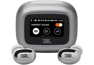 JBL Live Buds 3 TWS Bluetooth fülhallgató mikrofonnal, ezüst