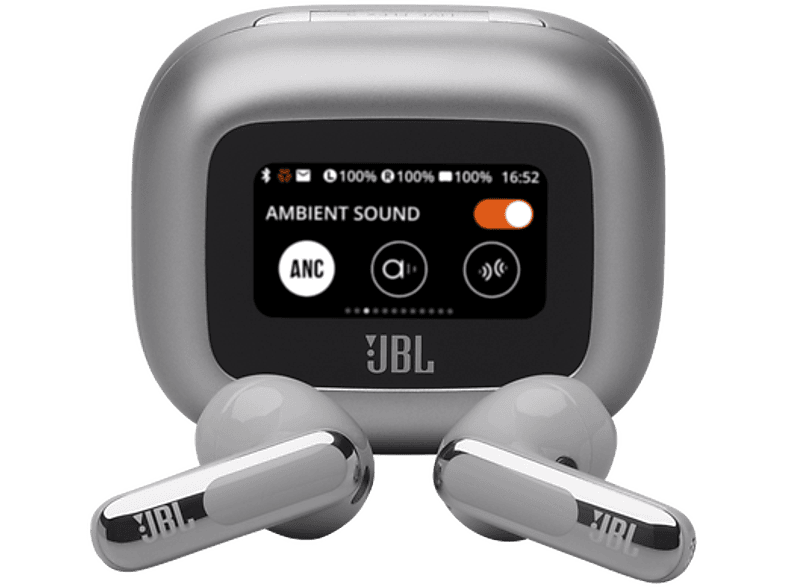 JBL Live Flex 3 TWS Bluetooth fülhallgató mikrofonnal, ezüst