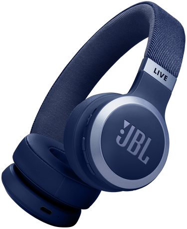 JBL LIVE 670 BTNC BLU Bluetooth zajszűrős fejhallgató mikrofonnal, kék (JBLLIVE670NCBLU)