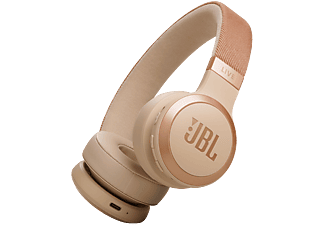 JBL Live 670 NC Bluetooth zajszűrős fejhallgató, homok