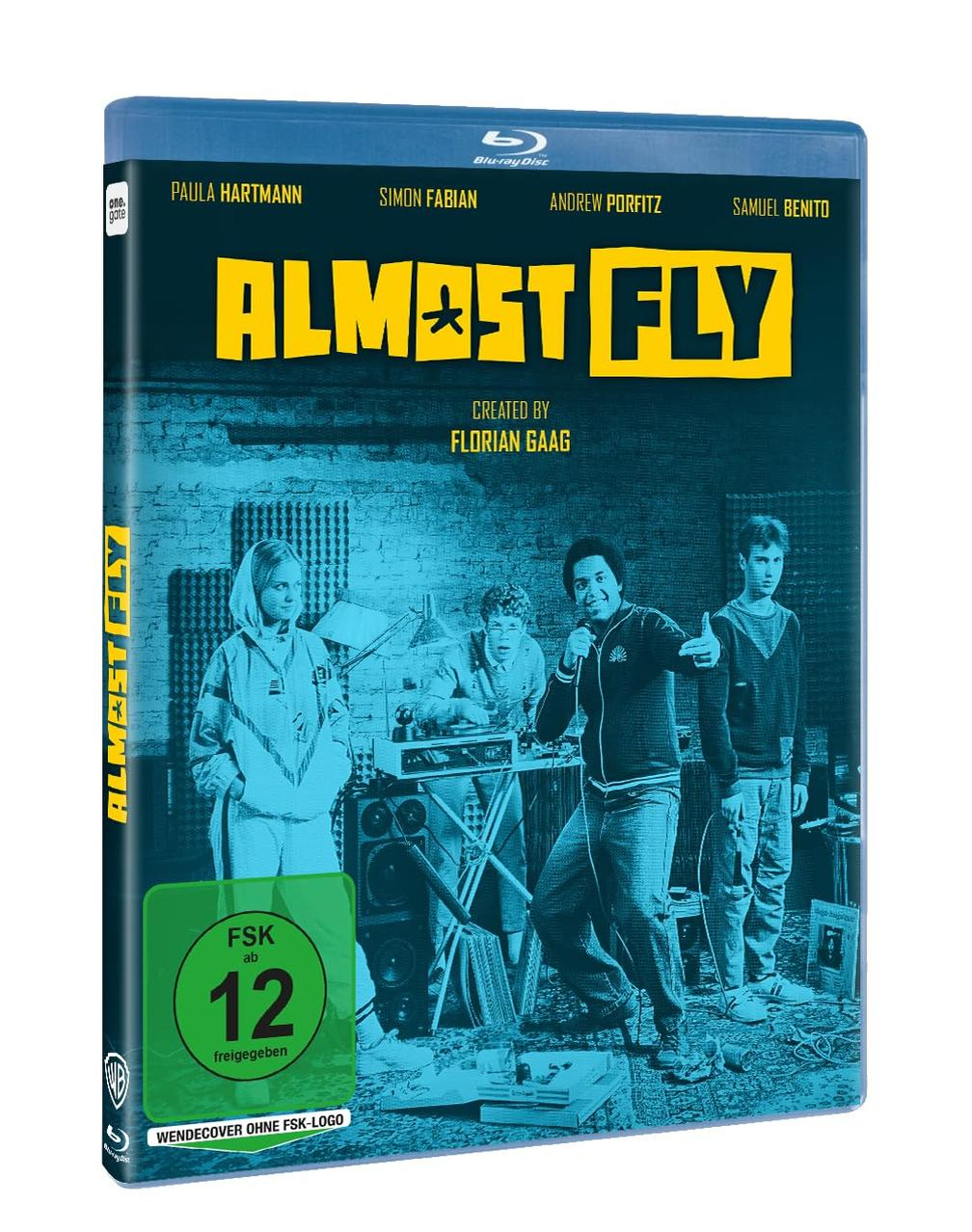DVD-Cover von Almost Fly mit vier Personen.