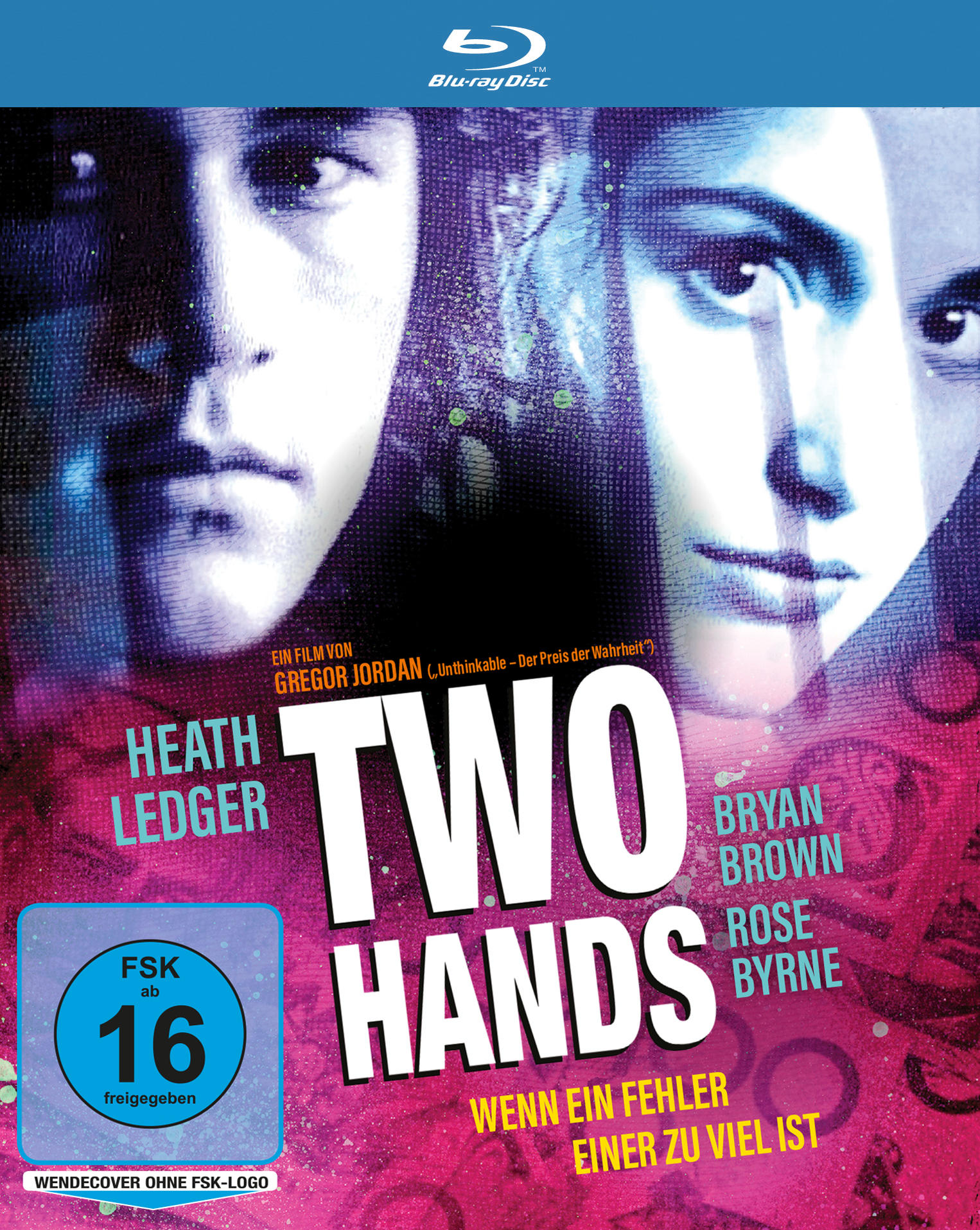 Two Hands Filmcover mit Heath Ledger, Bryan Brown und Rose Byrne.