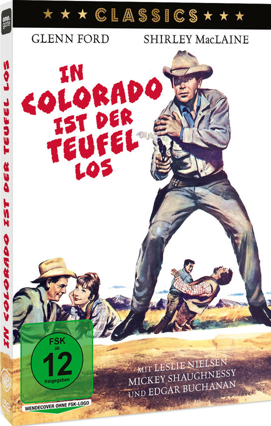 DVD-Cover: Ein Cowboy mit einer Pistole. Der Titel lautet 'In Colorado ist der Teufel los'.
